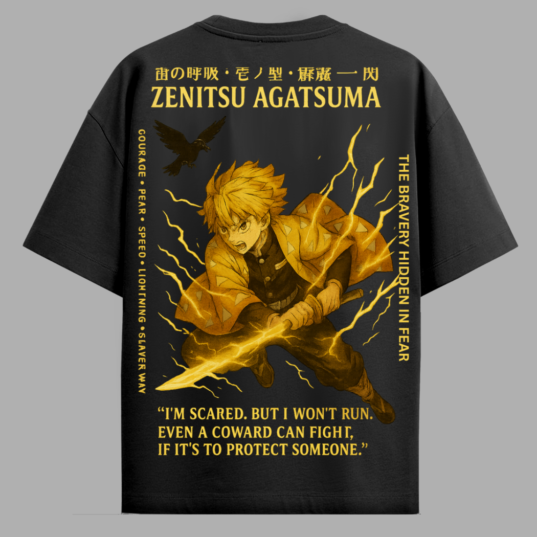 Zenitsu Agatsuma Oversized T-Shirt