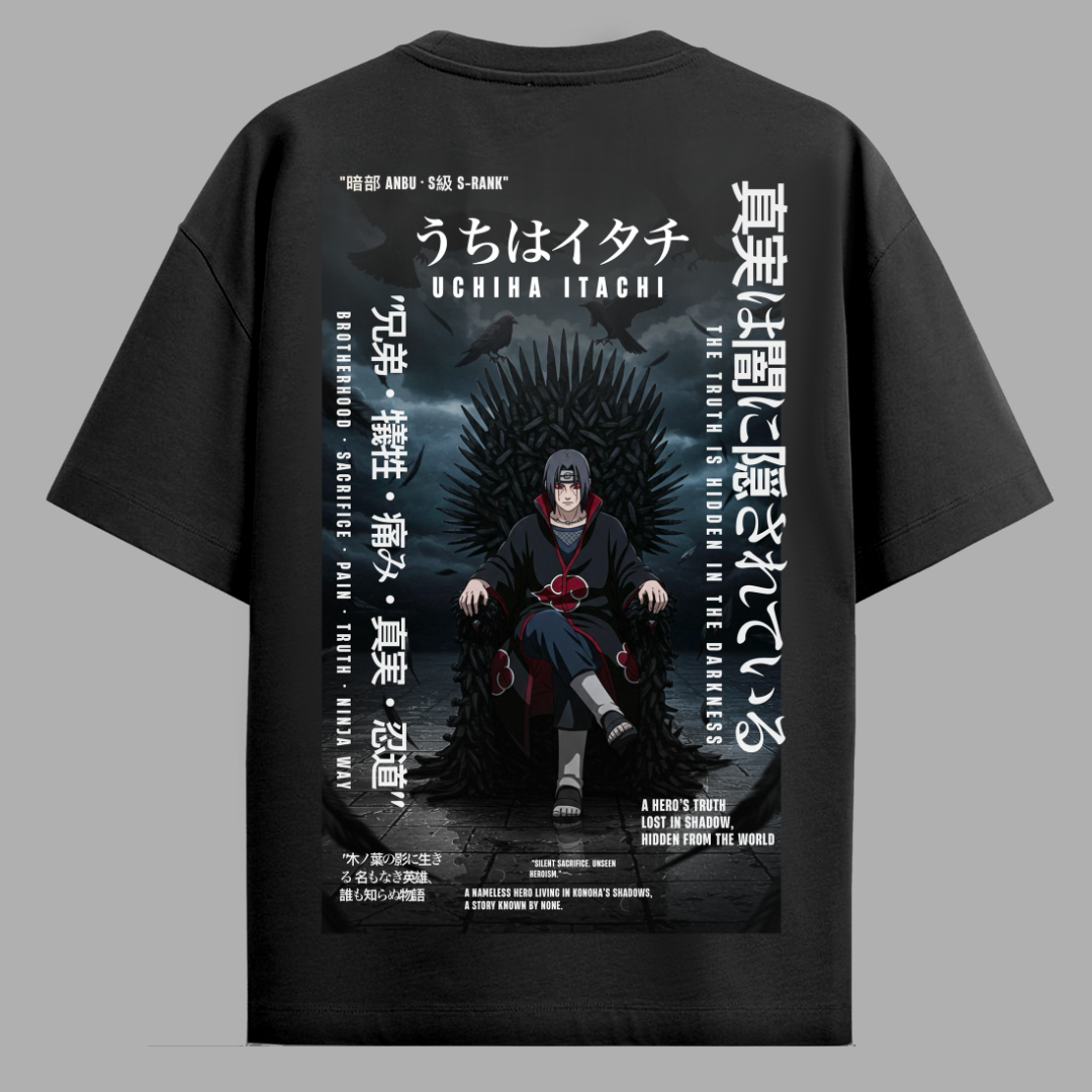 Uchiha Itachi Oversized T-Shirt.