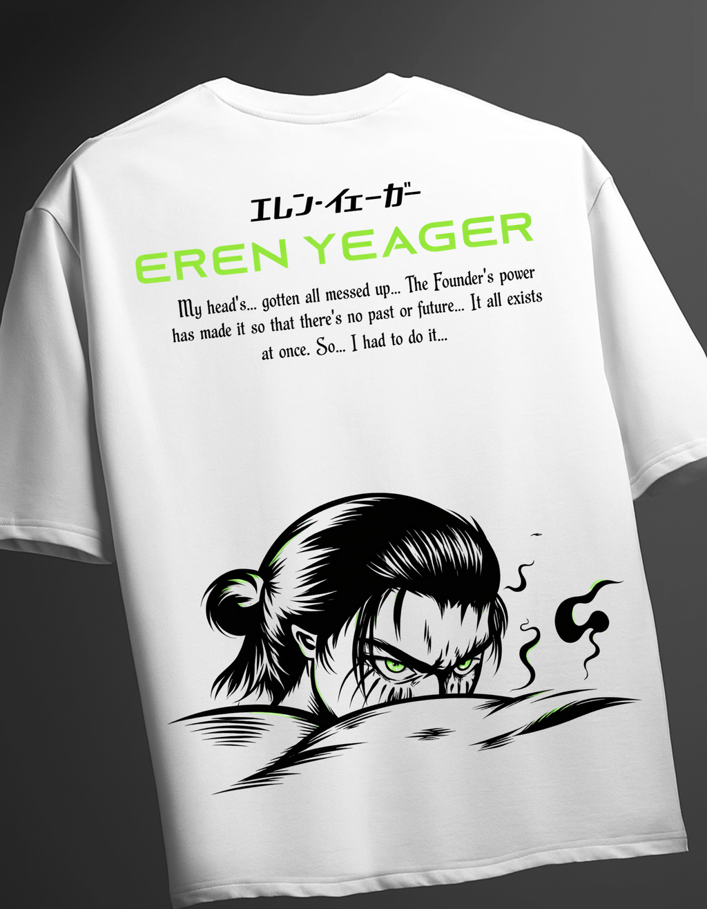 Eren -Fallen Oversized T-Shirt