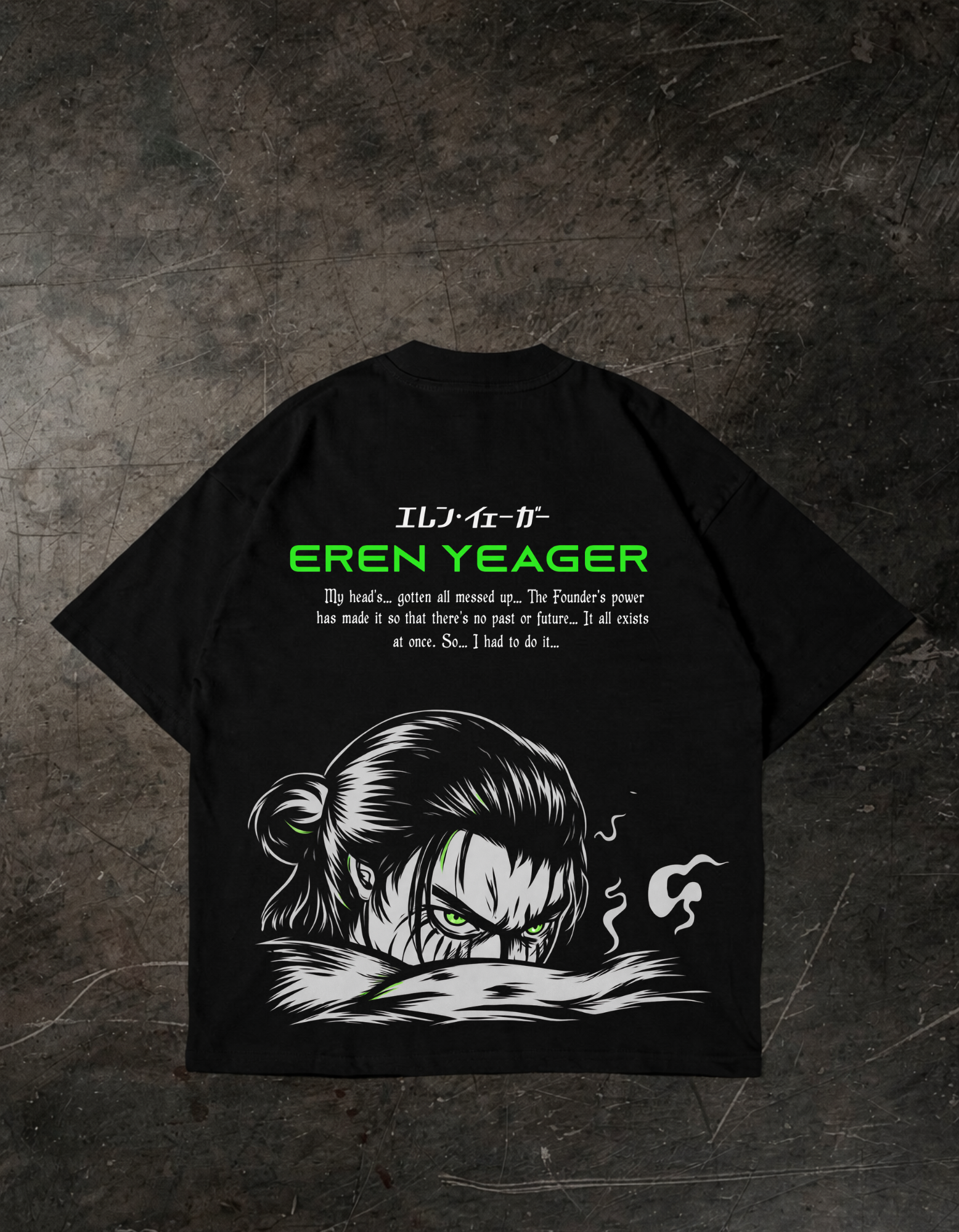 Eren -Fallen Oversized T-Shirt