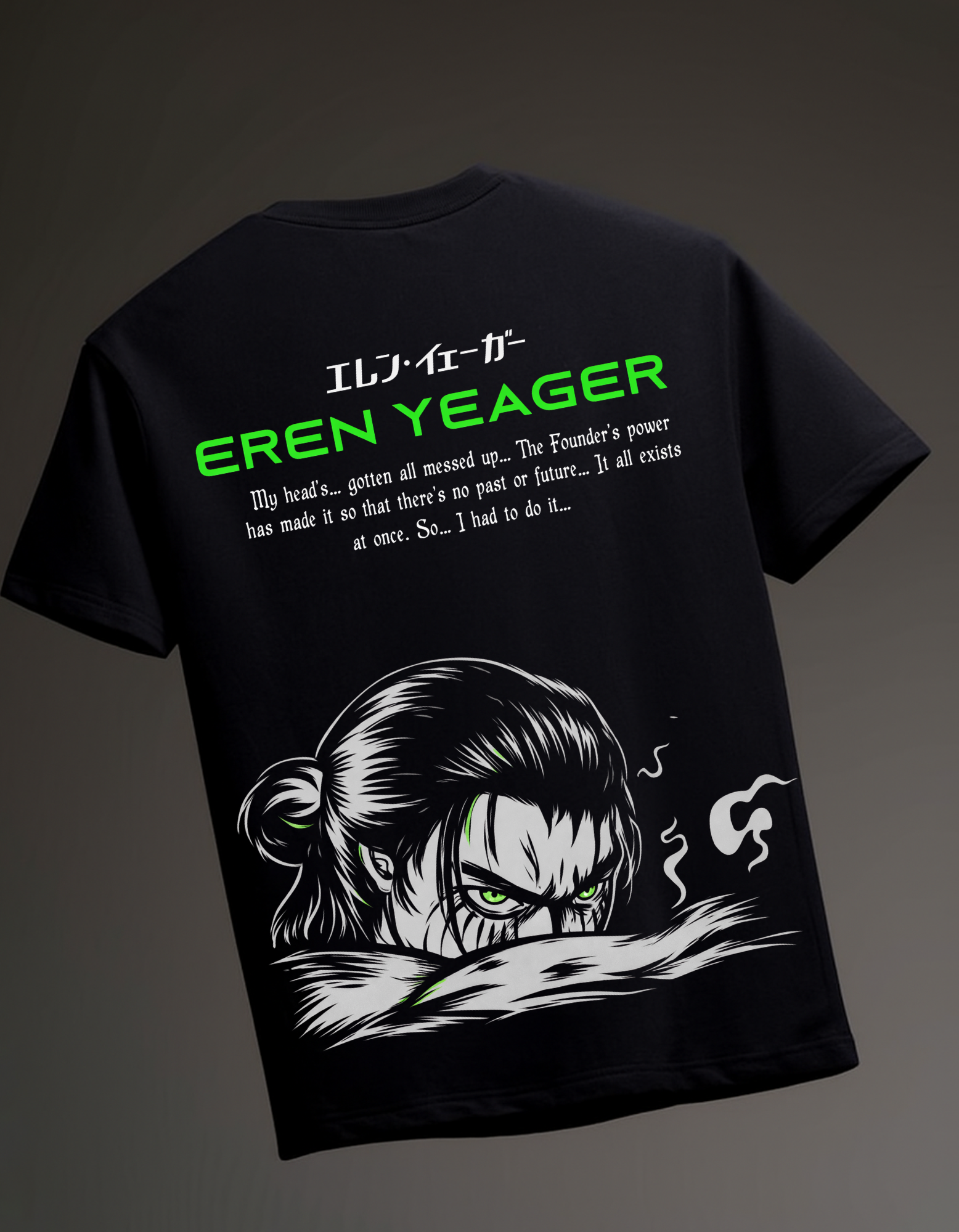 Eren -Fallen Oversized T-Shirt