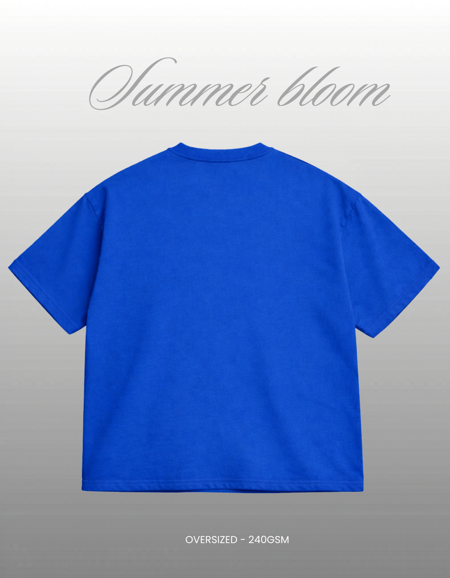 BLUE Oversized T-shirt